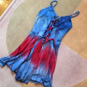 Fashion nova tie dye romper
